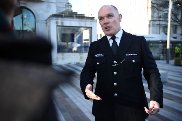Detective Chief Superintendent Richard Tucker at New Scotland Yard in London