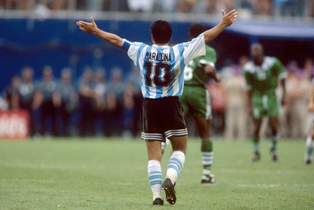 Soccer – World Cup USA 1994 – Group D – Argentina v Nigeria – Foxboro Stadium