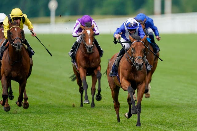 Lord North ridden by James Doyle (right) wins the Prince of Wales’s Stakes at Royal Ascot in 2020