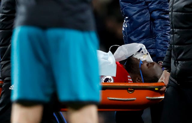Romelu Lukaku was Manchester United's latest injury problem 