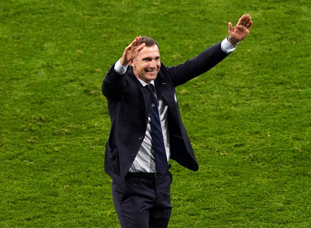 Ukraine manager Andriy Shevchenko led his nation to victory over Sweden in the last-16.