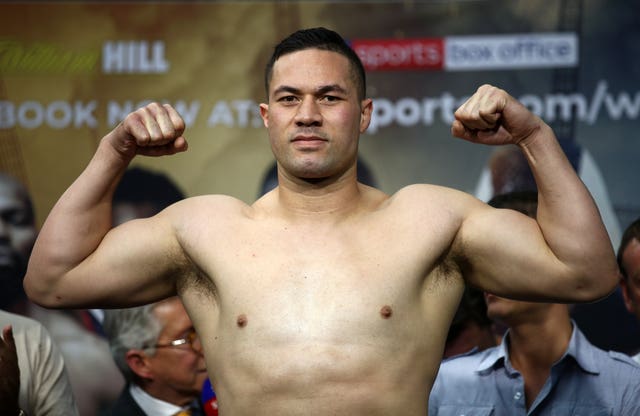 Dillian Whyte v Joseph Parker Weigh-In – Spitalfields Market