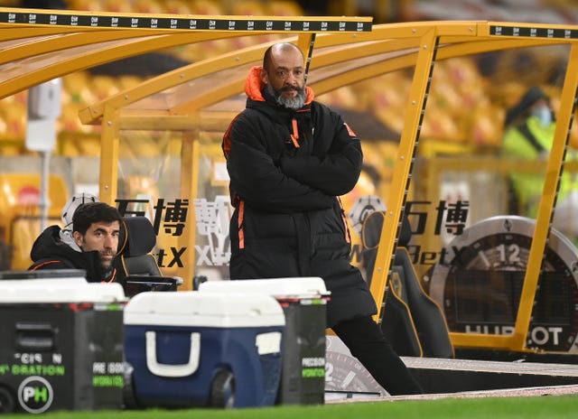 Wolves boss Nuno Espirito Santo wants a strong finish to the season