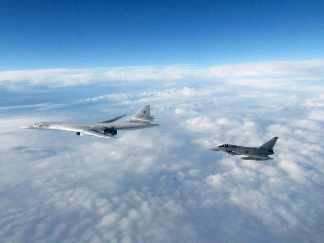 RAF intercept Russian bombers