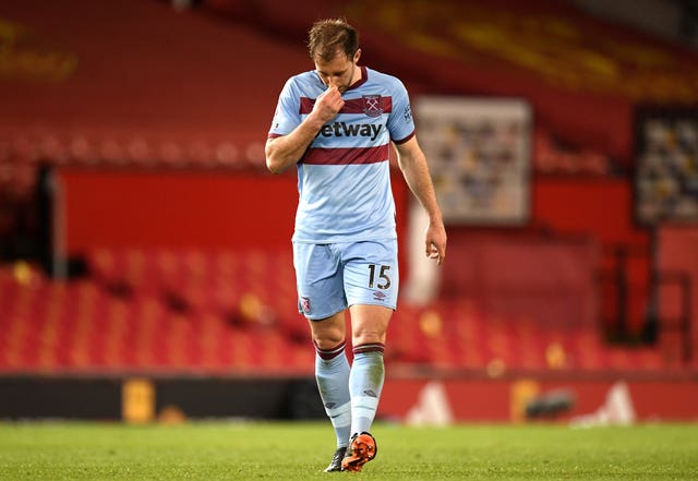 Manchester United beat West Ham 1-0 courtesy of Craig Dawson's own goal at Old Trafford (Peter Powell/PA).