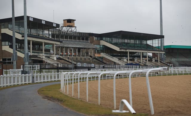 Strict social-distancing measures will be in place for the resumption of racing at Newcastle