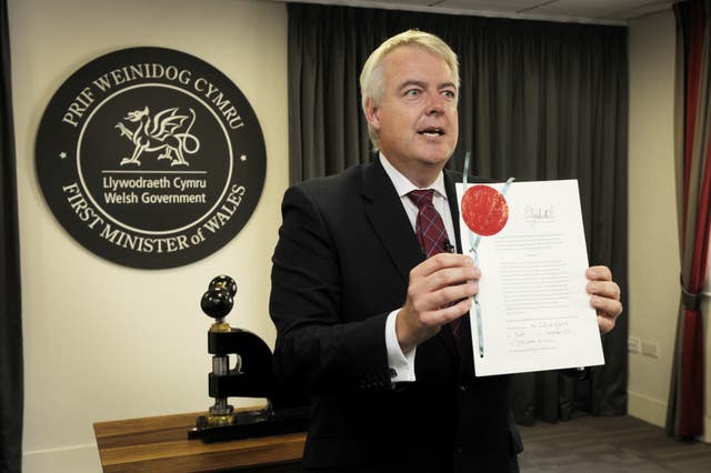 Former First Minister of Wales Carwyn Jones