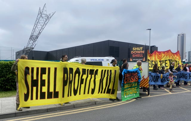 Shell climate protest