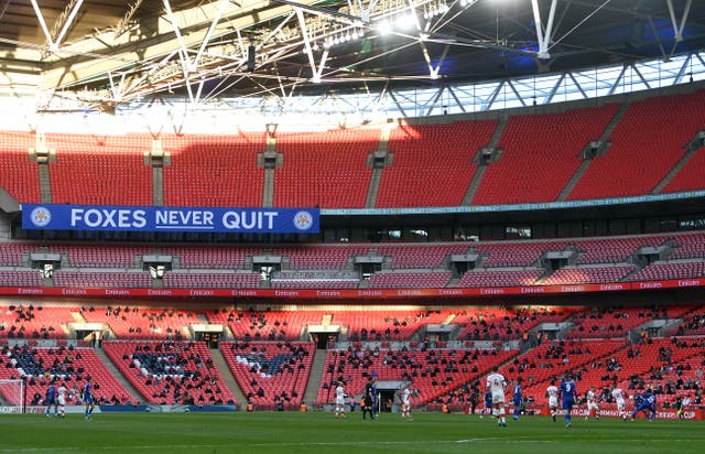 Some fans were at Wembley to see Leicester beat Southampton