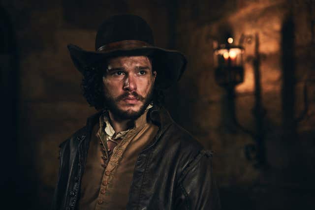 Kit Harington playing Robert Catesby in Gunpowder (Robert Viglasky/BBC)