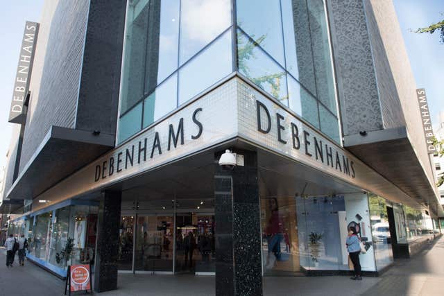 Debenhams store closures