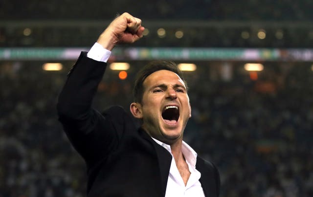 After finishing sixth, Lampard's Derby beat Leeds in the play-off semi-finals thanks to a 4-2 away win in the second leg