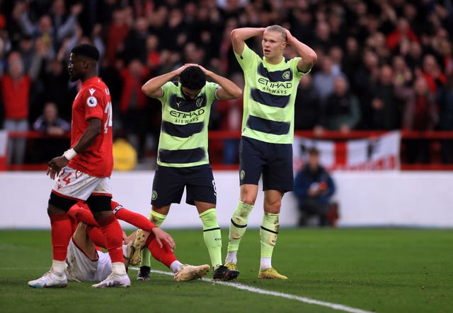 Nottingham Forest v Manchester City