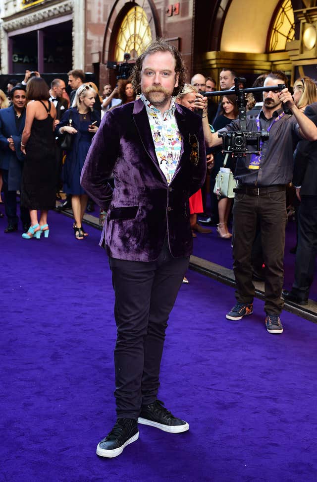 Rufus Hound at a premiere