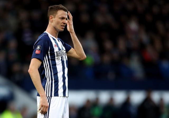 Jonny Evans has been at West Brom since 2015 (Nick Potts/PA)