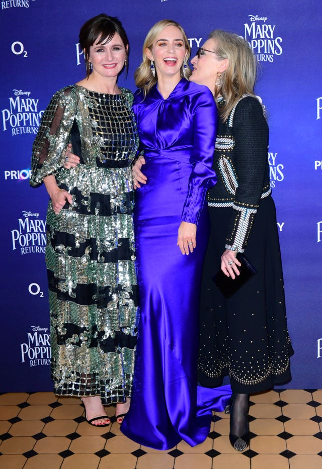 Mary Poppins Returns stars Emily Mortimer, Emily Blunt and Meryl Streep