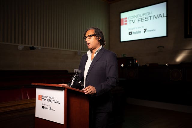 David Olusoga delivers MacTaggart Lecture