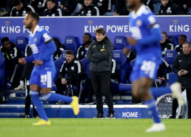 Conte was back on the touchline