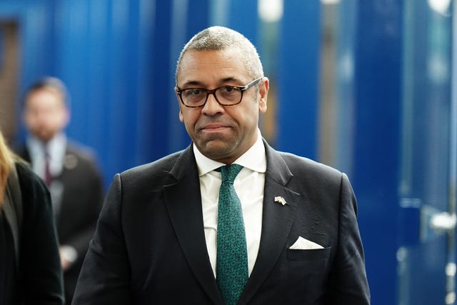 Foreign Secretary James Cleverly