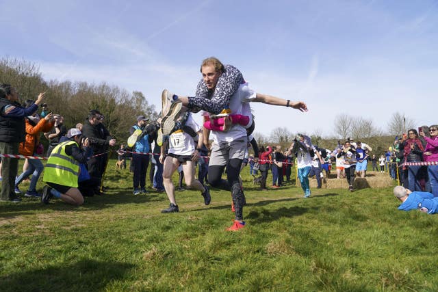 UK Wife Carrying Race 2022