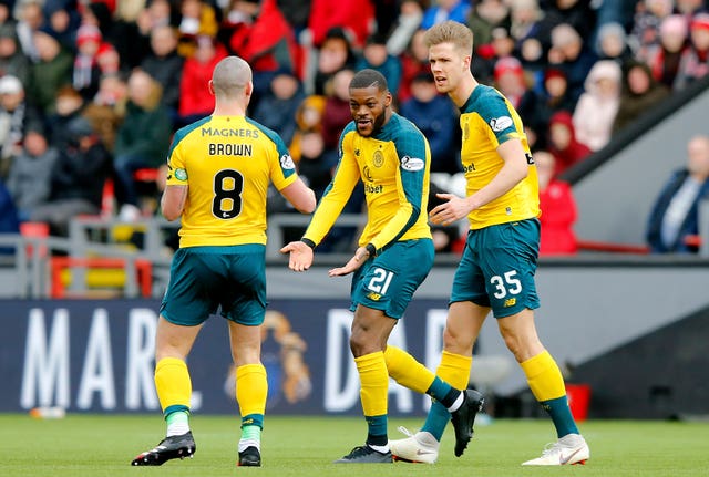 Olivier Ntcham scored for Celtic