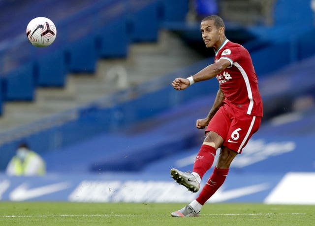 Thiago Alcantara made his debut on Sunday