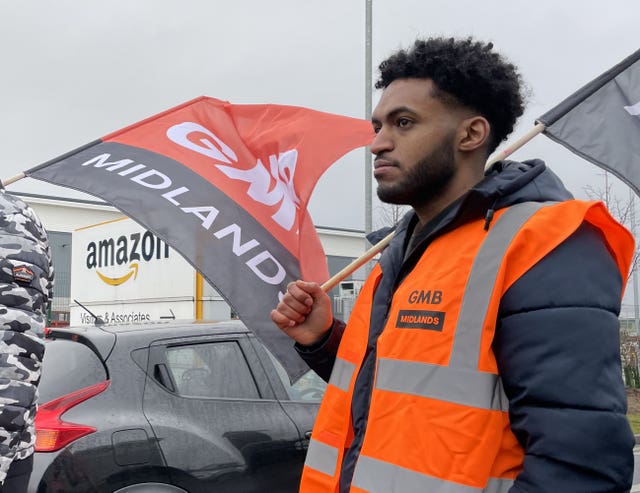 Industrial action at Amazon centre