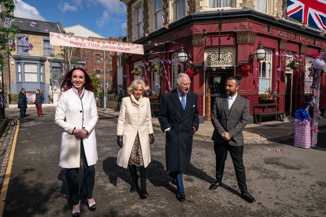 Royal visit to set of EastEnders