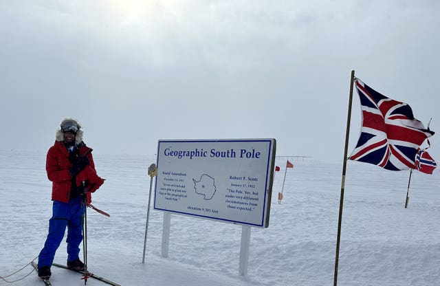 Harpreet Chandi South Pole ski expedition