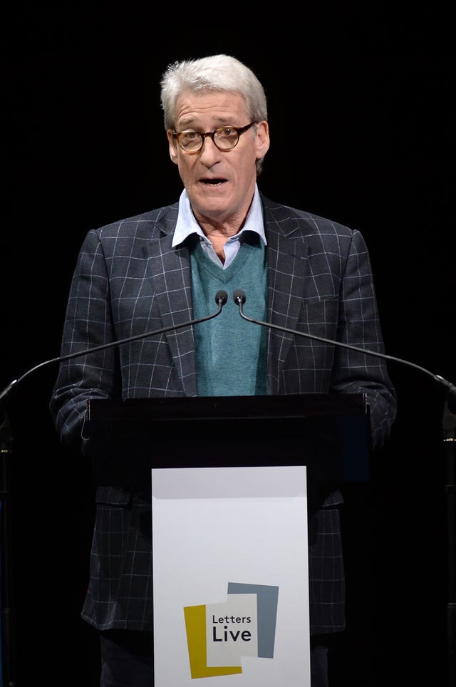 Jeremy Paxman speaking at an event