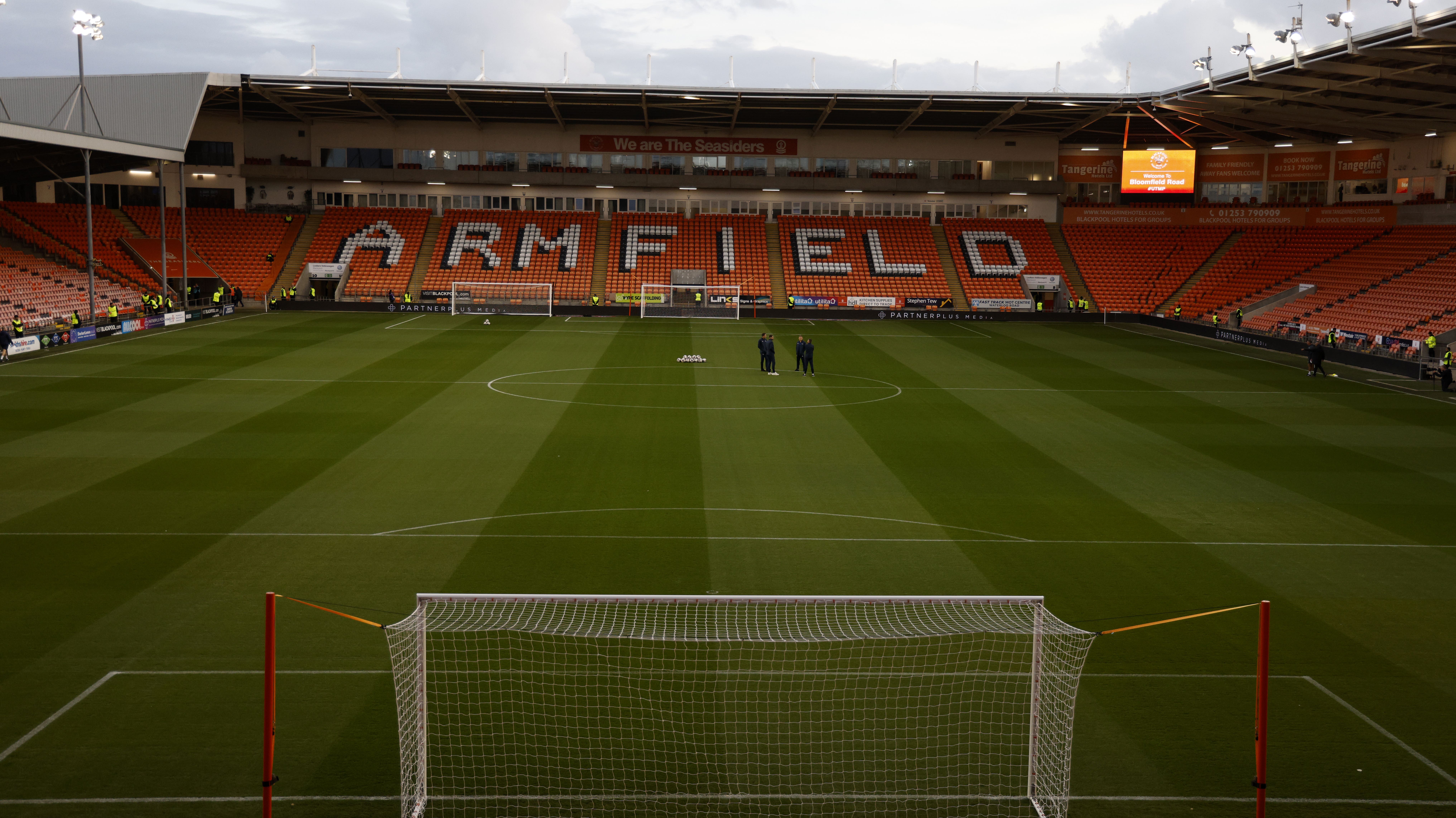 Blackpool took on Fleetwood (Richard Sellers/PA)