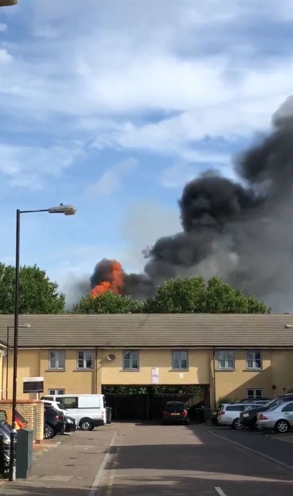 Walthamstow mall fire