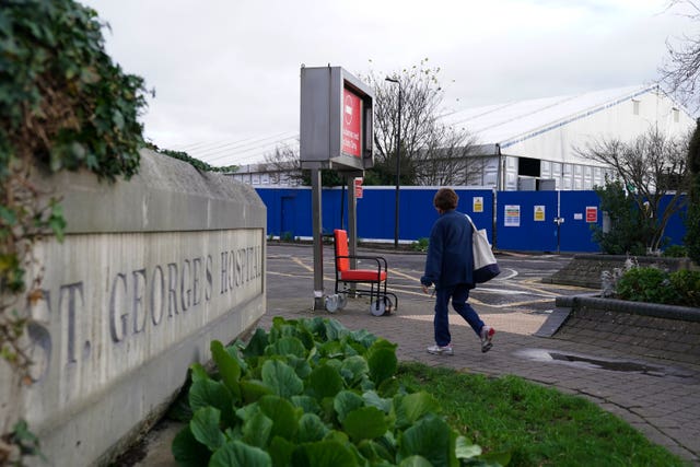 St George's Hospital (Kirsty O'Connor/PA)