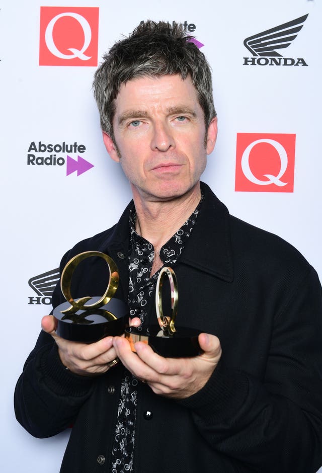 Noel Gallagher at the Q Awards