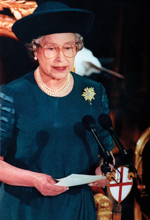 The Queen in 1992 