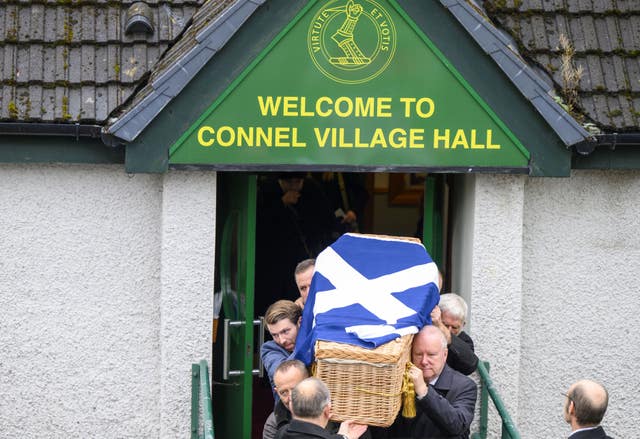 Ian Hamilton funeral