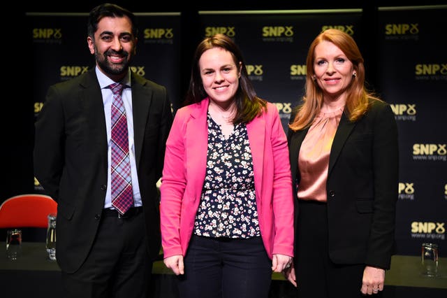 Humza Yousaf, Kate Forbes and Ash Regan