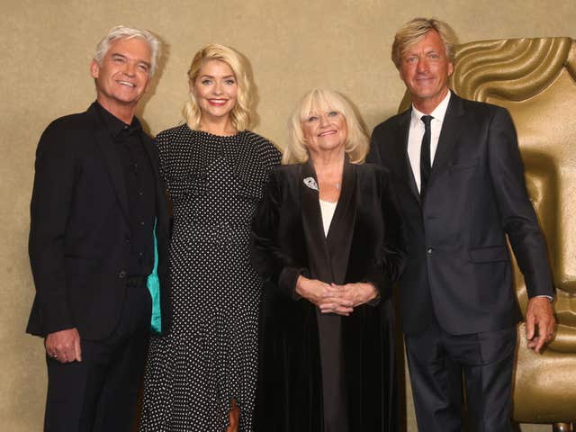 Phillip Schofield, Holly Willoughby, Judy Finnigan and Richard Madeley at the Bafta tribute