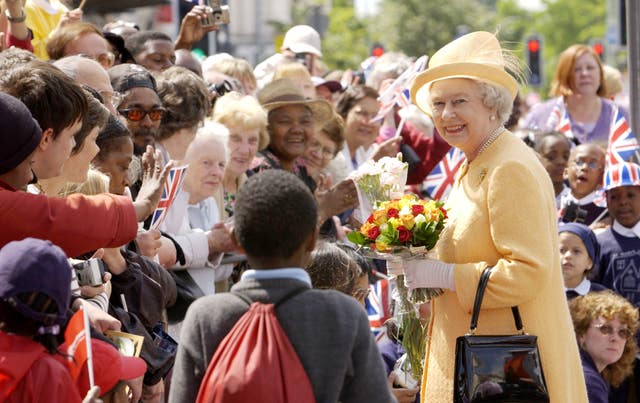 The Queen on a Golden Jubilee visit