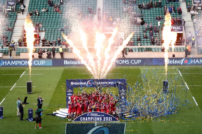 A day later more fans were present at Twickenham to watch Toulouse win a fifth Heineken Champions Cup title, this time with a 22-17 triumph over French rivals La Rochelle