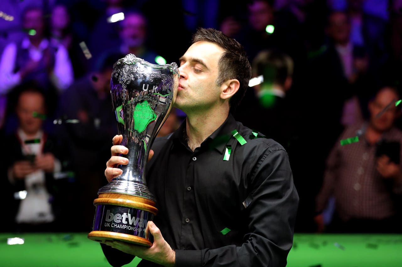 Ronnie O’Sullivan vowed to continue making snooker history after becoming t...