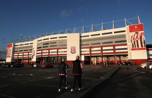 Boro travel to Stoke's Bet365 Stadium on Saturday (Nick Potts/PA).