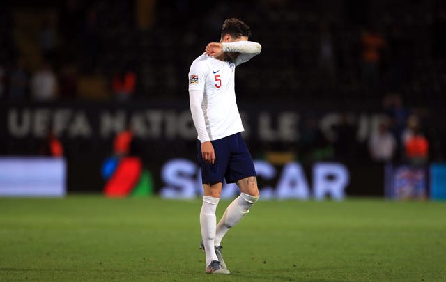 John Stones endured a difficult night in Guimaraes