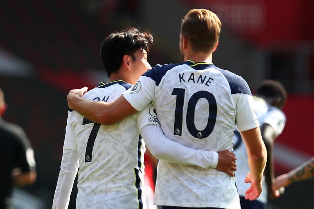 Son Heung-min (left) and Harry Kane have been the perfect partners