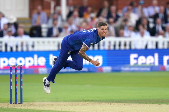 England’s Brydon Carse bowling at Lord's