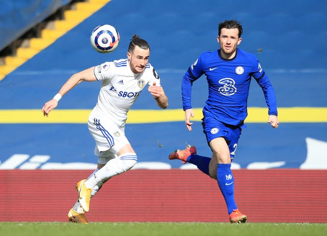 Jack Harrison, left, is in his third season on loan at Leeds from Manchester City