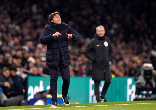 Antonio Conte on the touchline