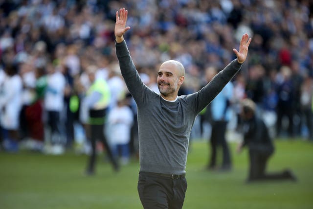 Guardiola has twice won the Premier League with City