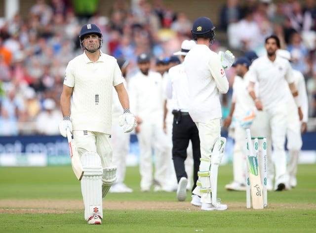 Alastair Cook's dismissal started the collapse 