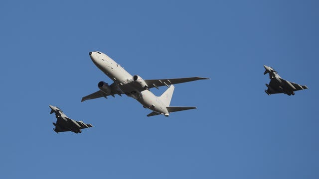 Poseidon aircraft arrives in Kinloss